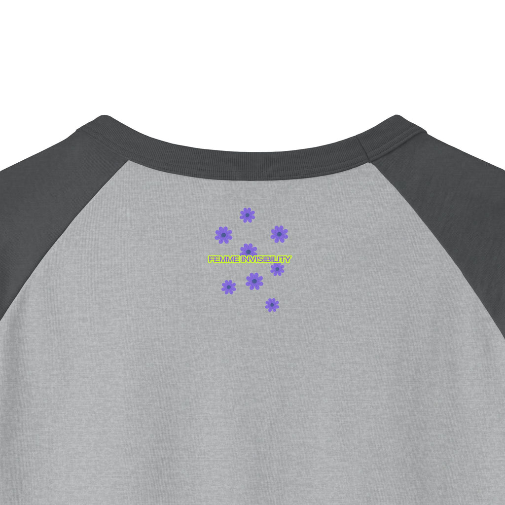 Femme Invisibility Three-Quarter Sleeve Raglan Shirt