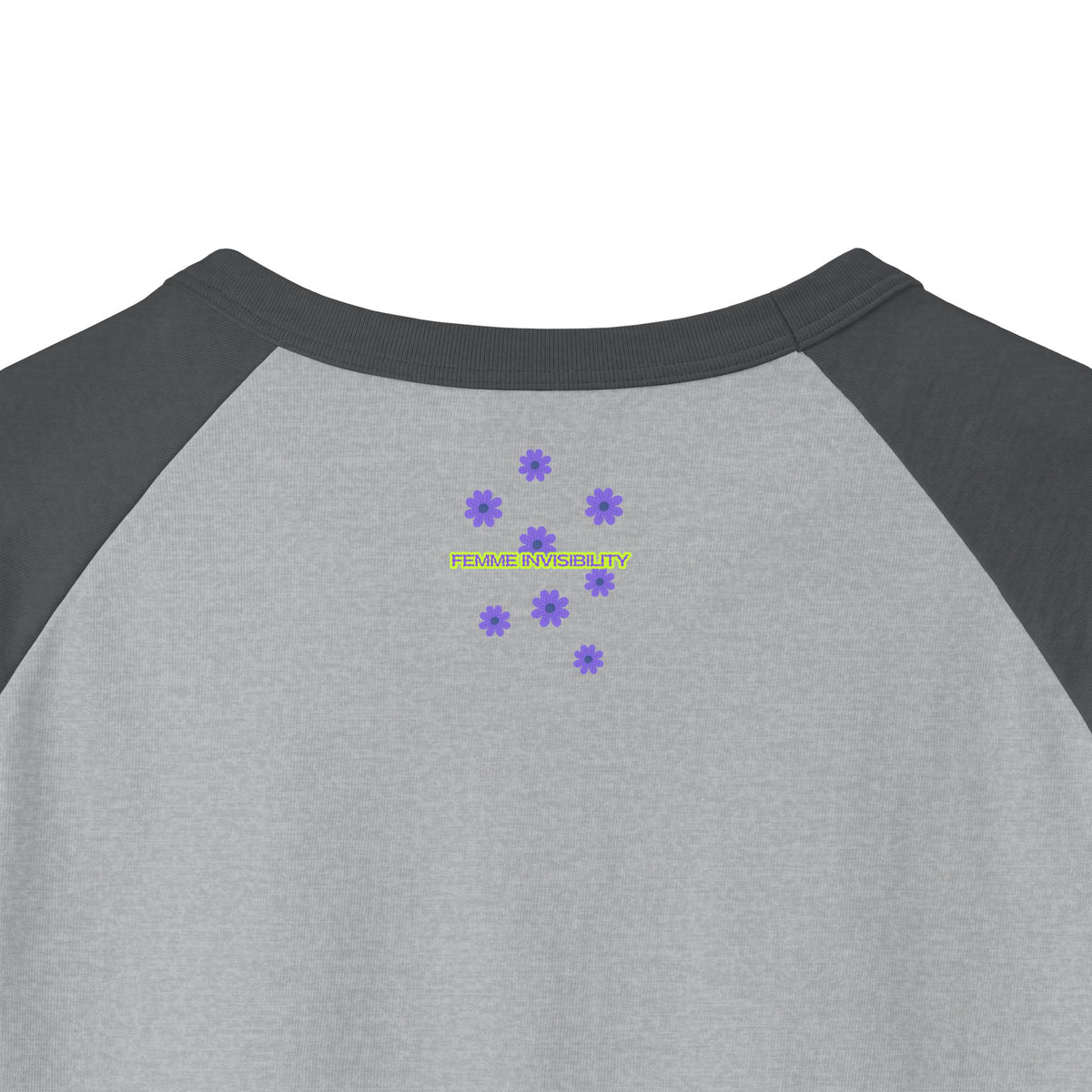 Femme Invisibility Three-Quarter Sleeve Raglan Shirt