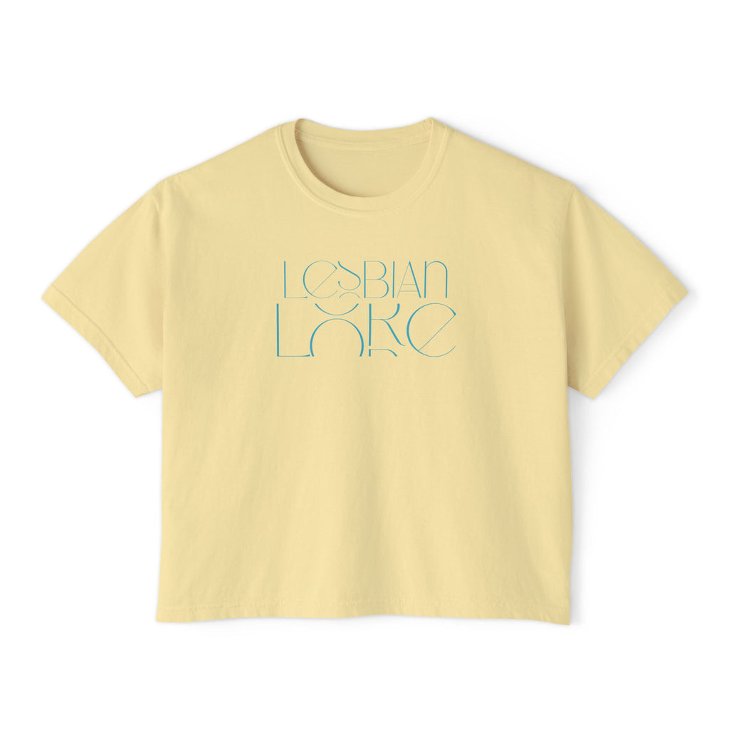 Lesbian Lore w/ flag Boxy Tee