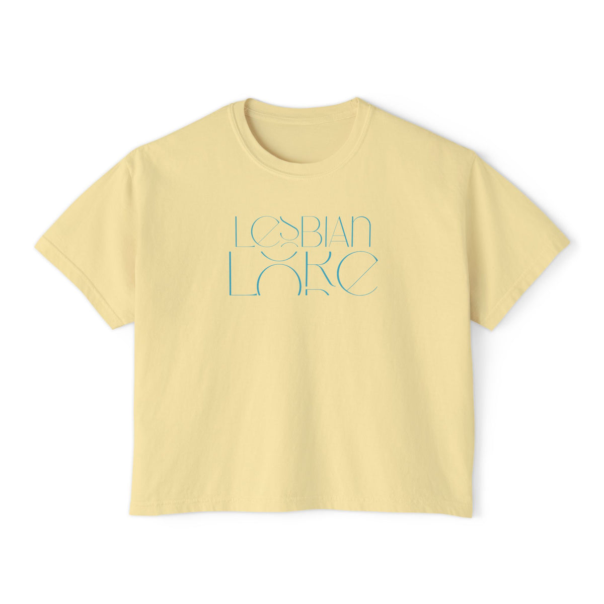 Lesbian Lore w/ flag Boxy Tee
