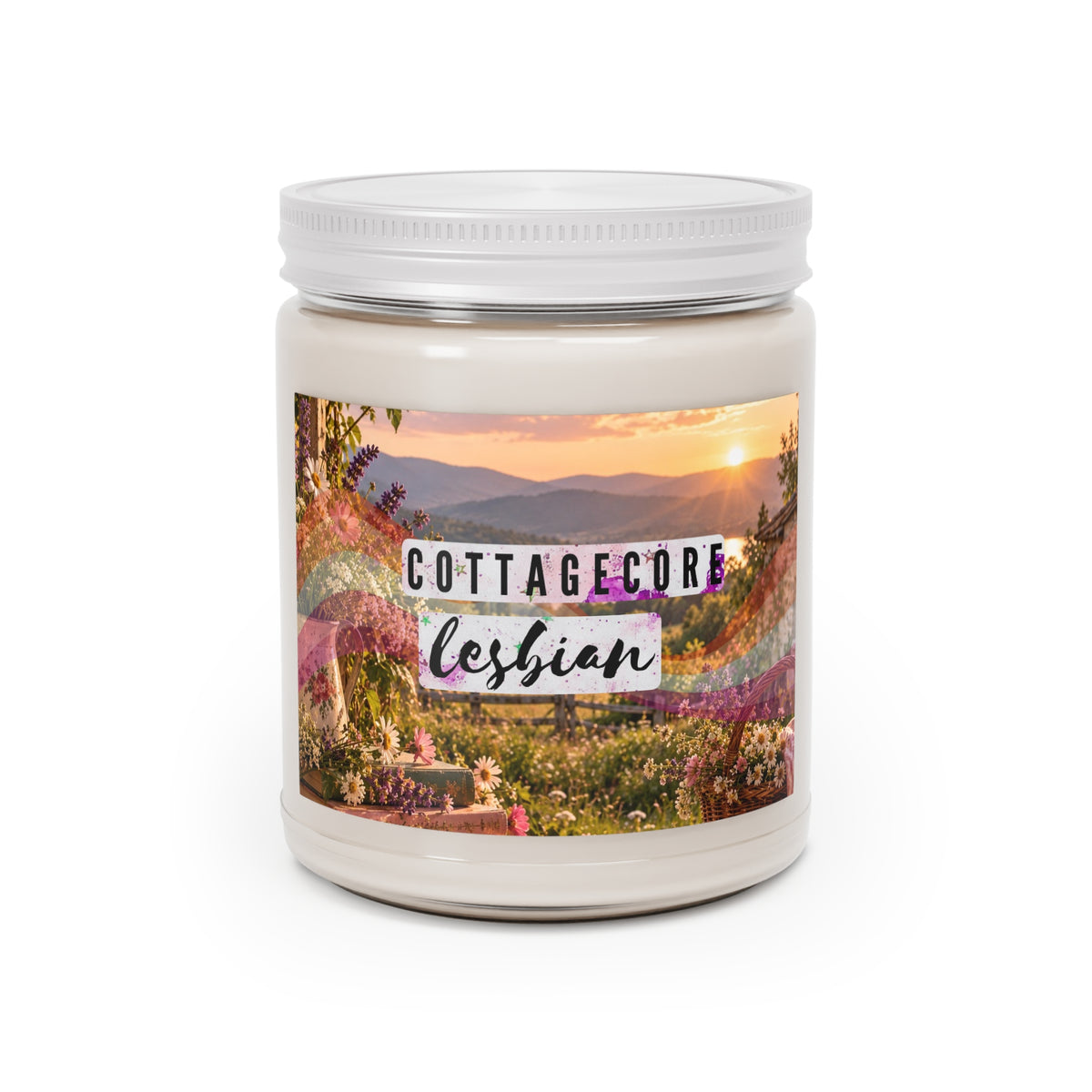 Cottagecore Lesbian Candle
