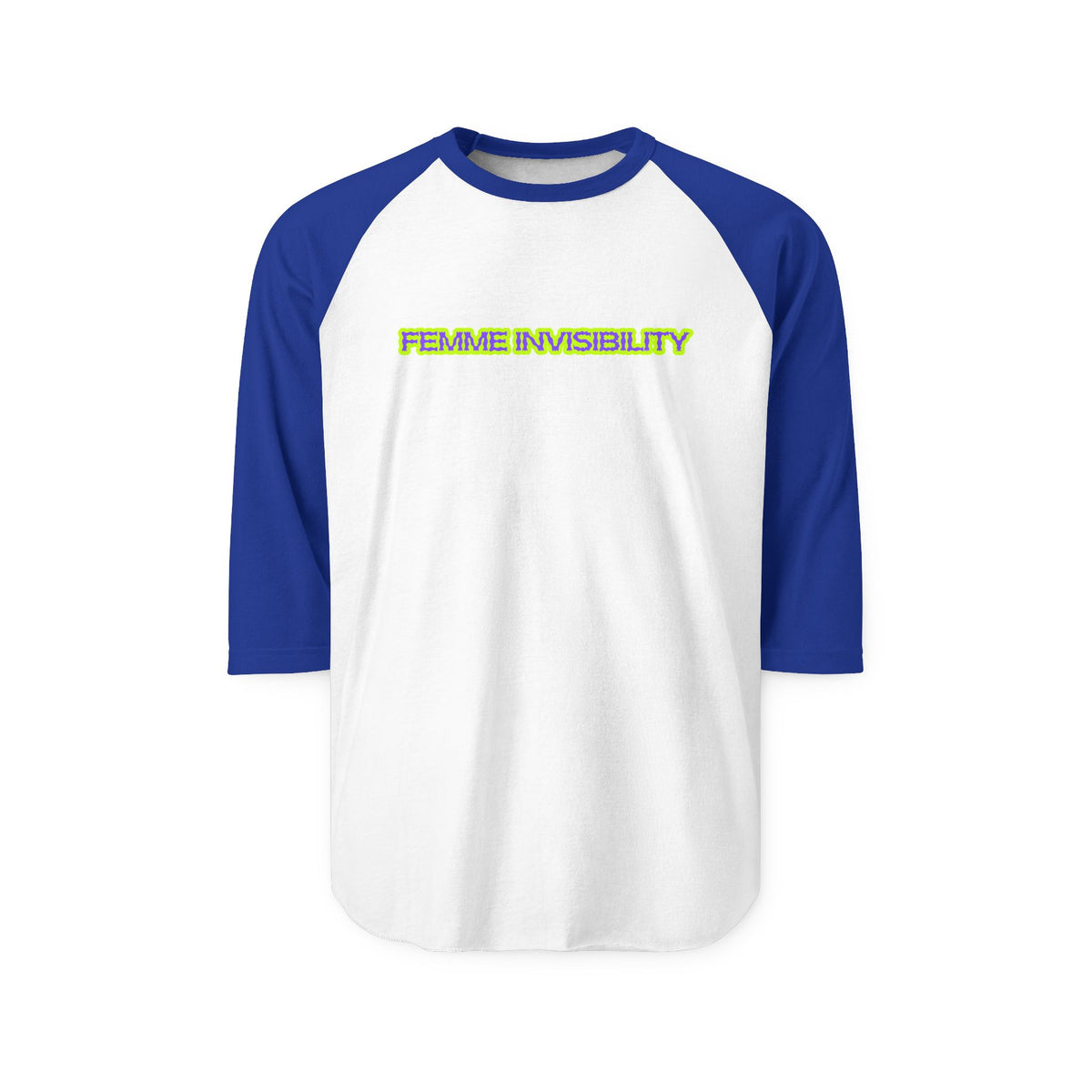 Femme Invisibility Three-Quarter Sleeve Raglan Shirt