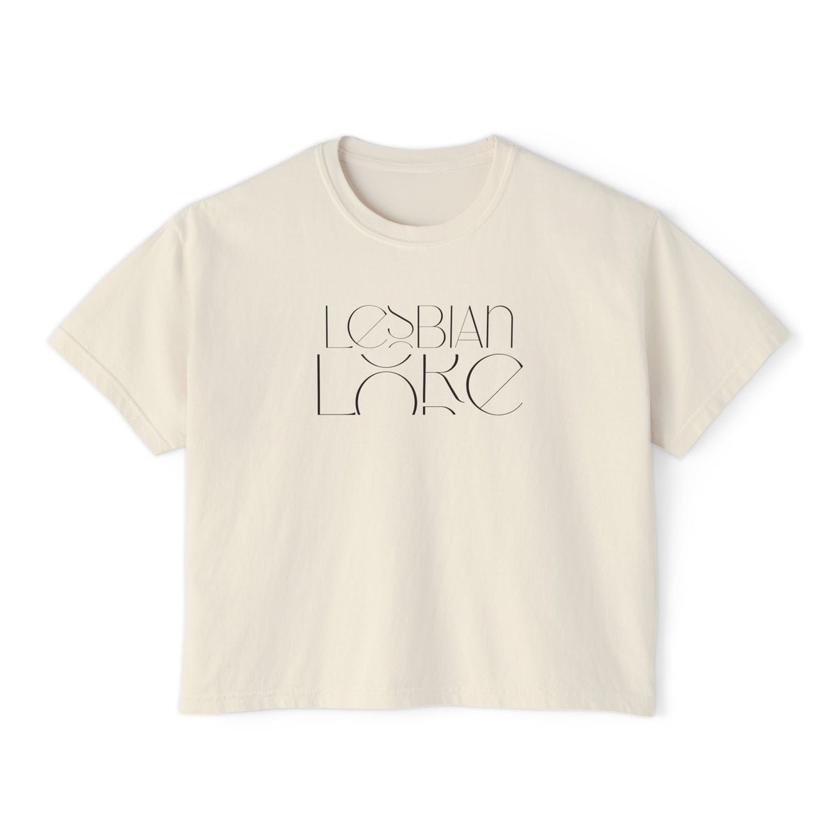 Lesbian Lore w/ flag Boxy Tee