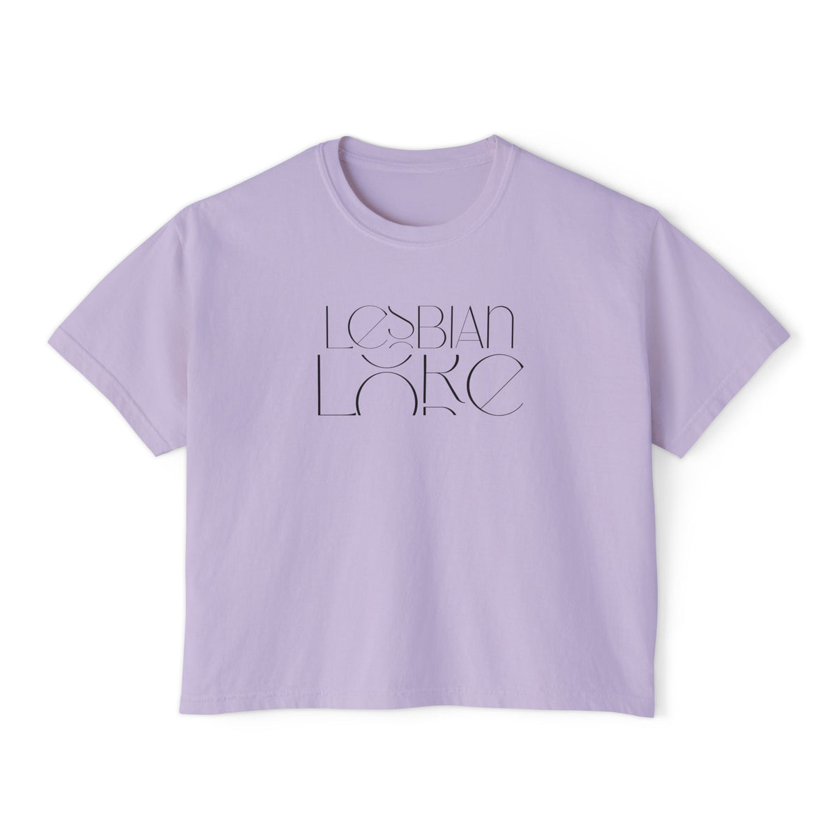 Lesbian Lore w/ flag Boxy Tee