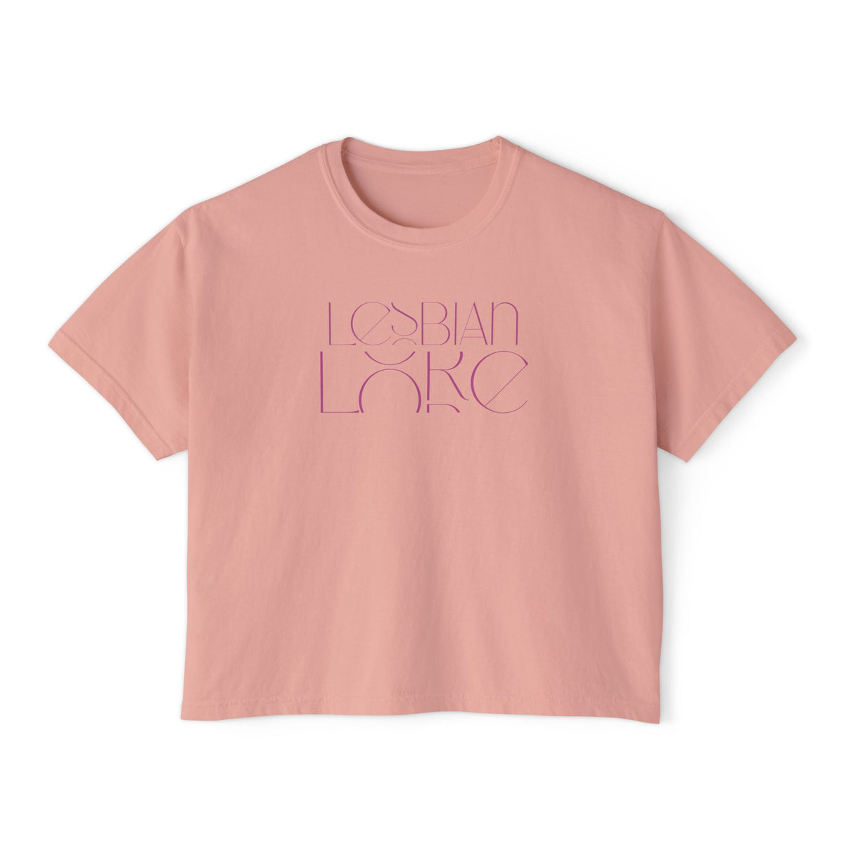 Lesbian Lore w/ flag Boxy Tee