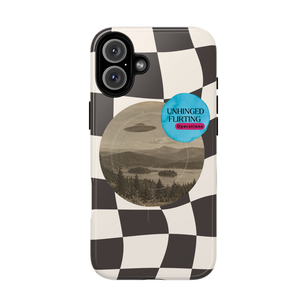 UFO Unhinged Flirting Operations iPhone case