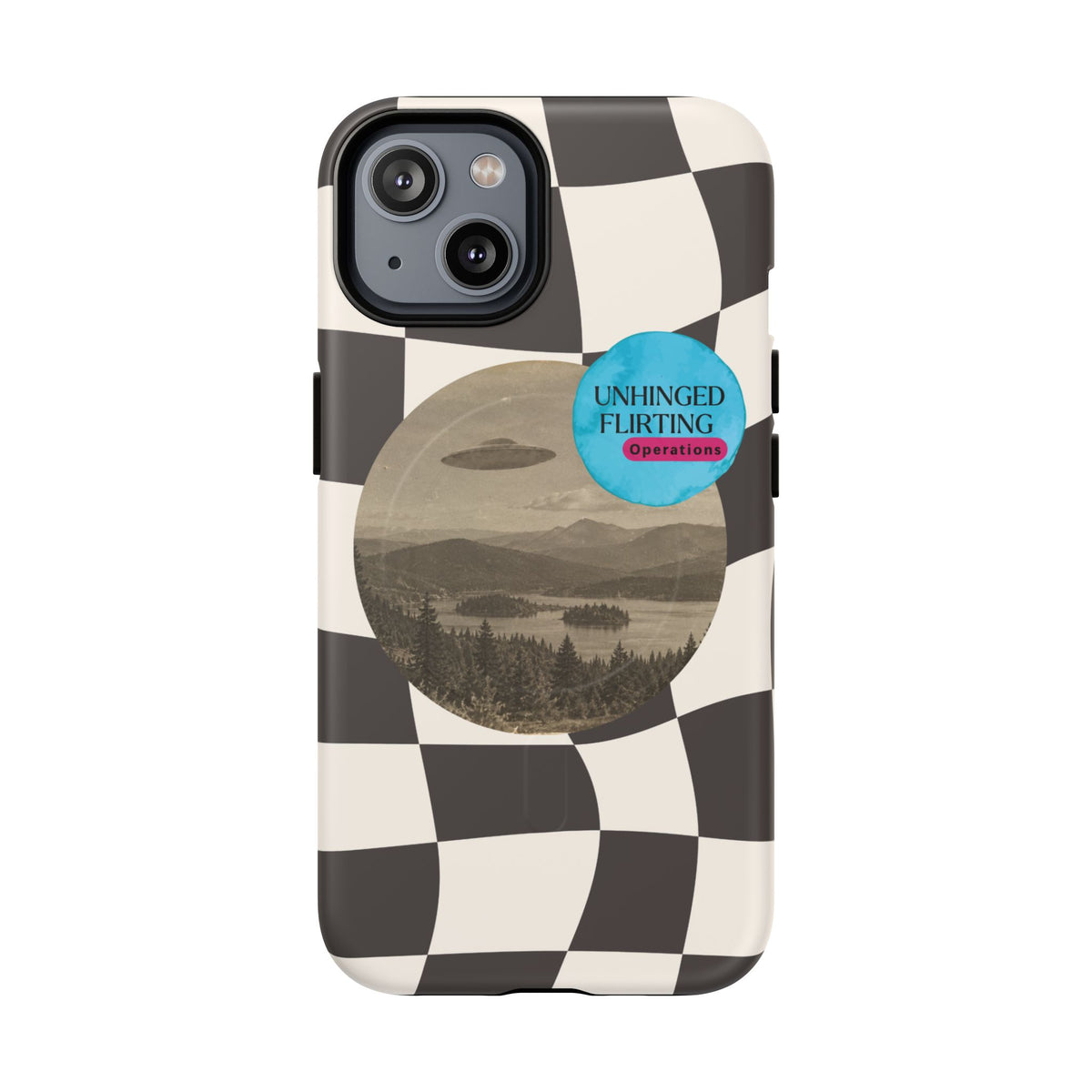UFO Unhinged Flirting Operations iPhone case