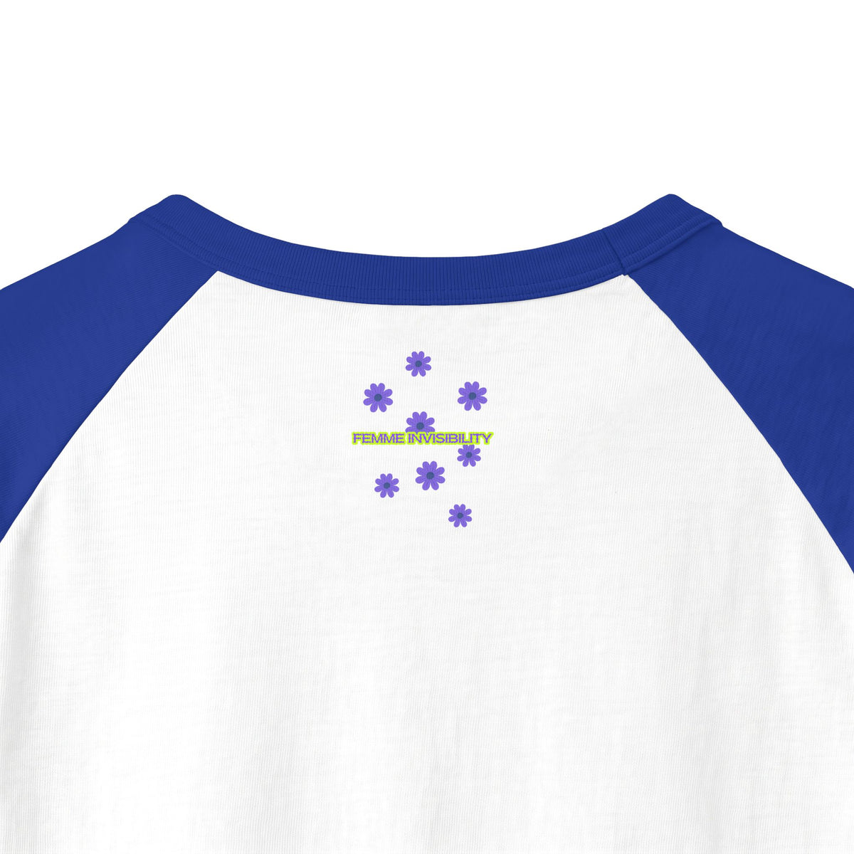 Femme Invisibility Three-Quarter Sleeve Raglan Shirt