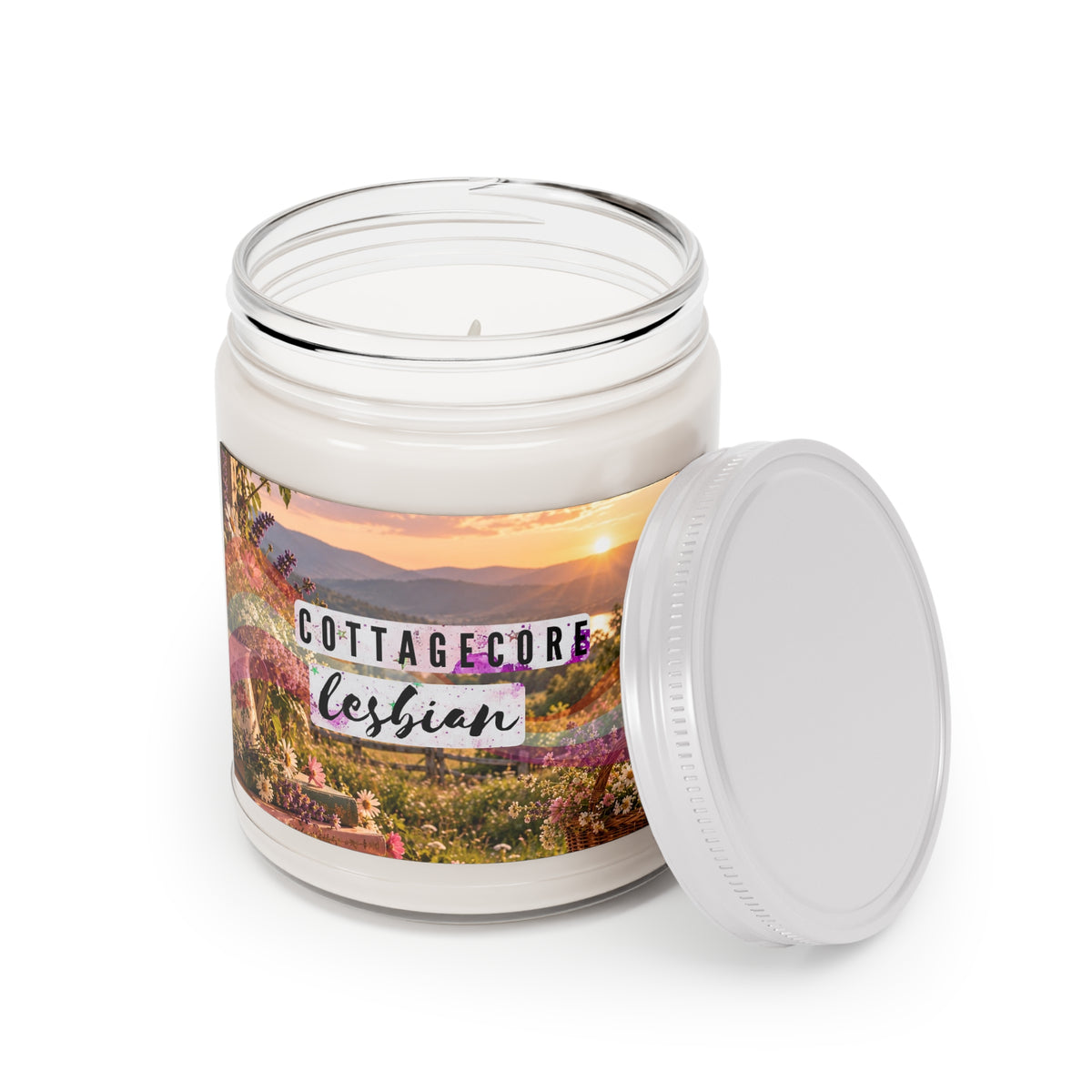 Cottagecore Lesbian Candle