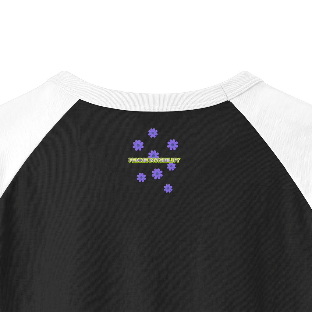 Femme Invisibility Three-Quarter Sleeve Raglan Shirt