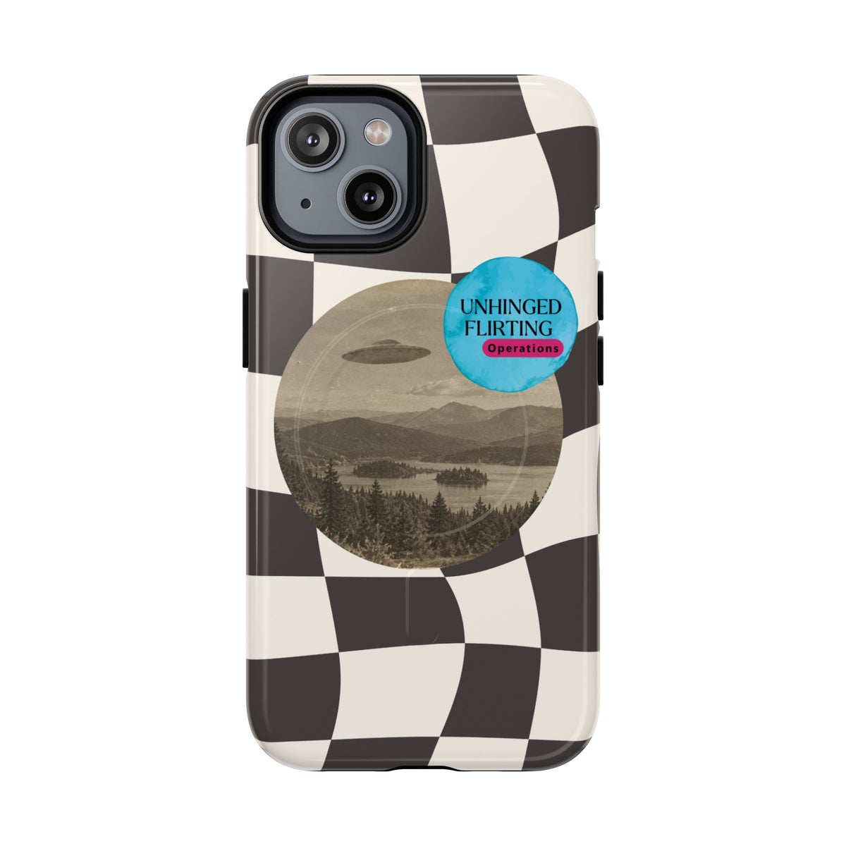 UFO Unhinged Flirting Operations iPhone case