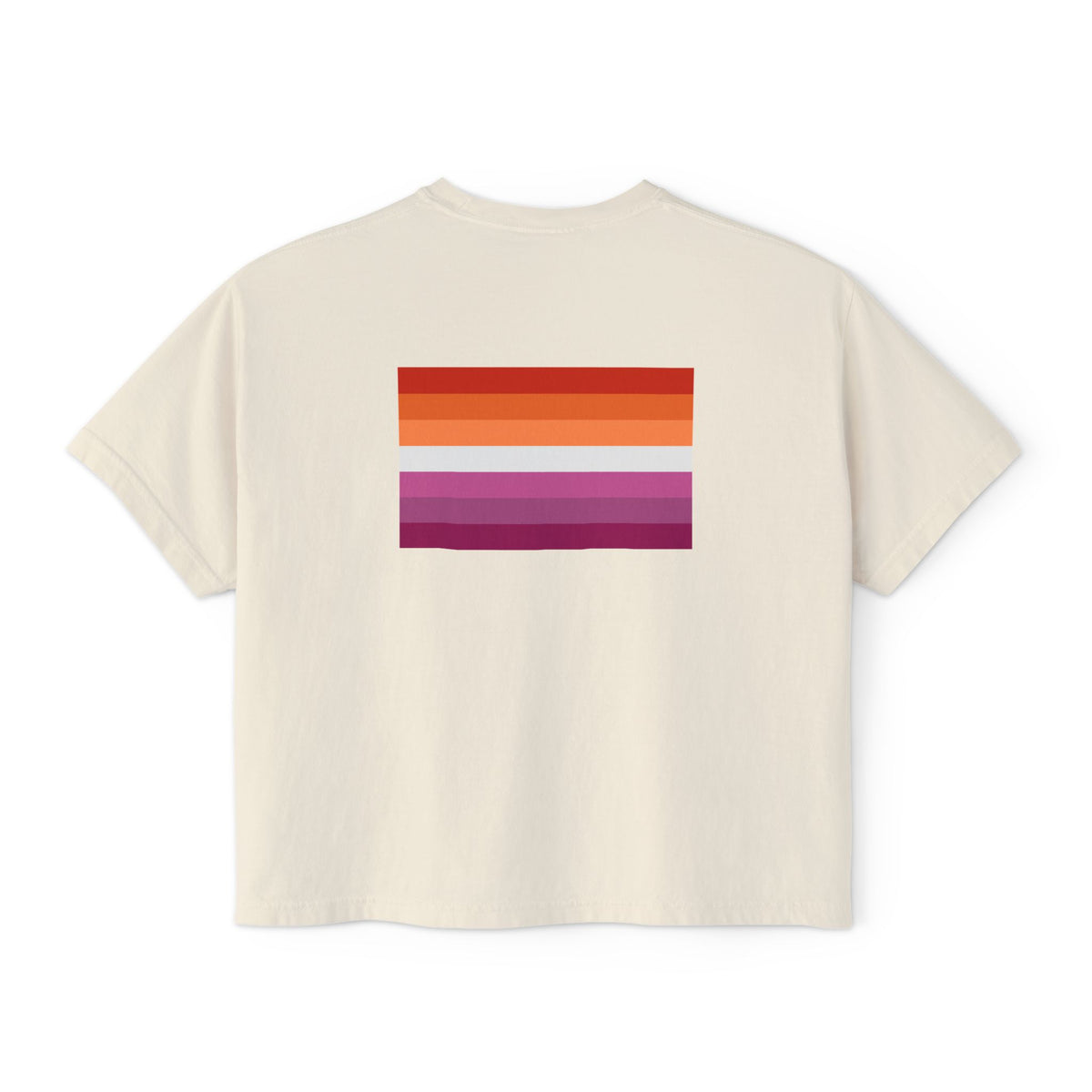 Lesbian Lore w/ flag Boxy Tee