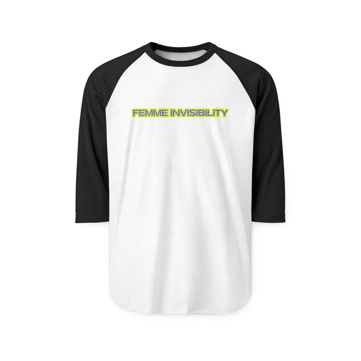 Femme Invisibility Three-Quarter Sleeve Raglan Shirt