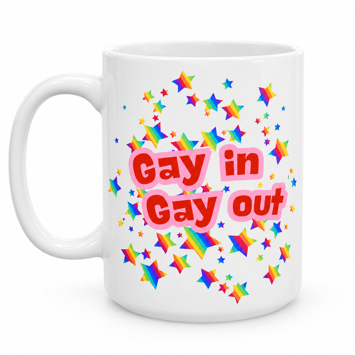 Gay in Gay out Mug