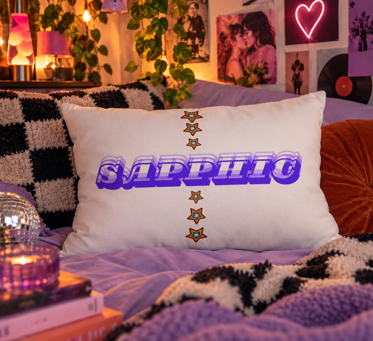 Sapphic Lumbar Pillow