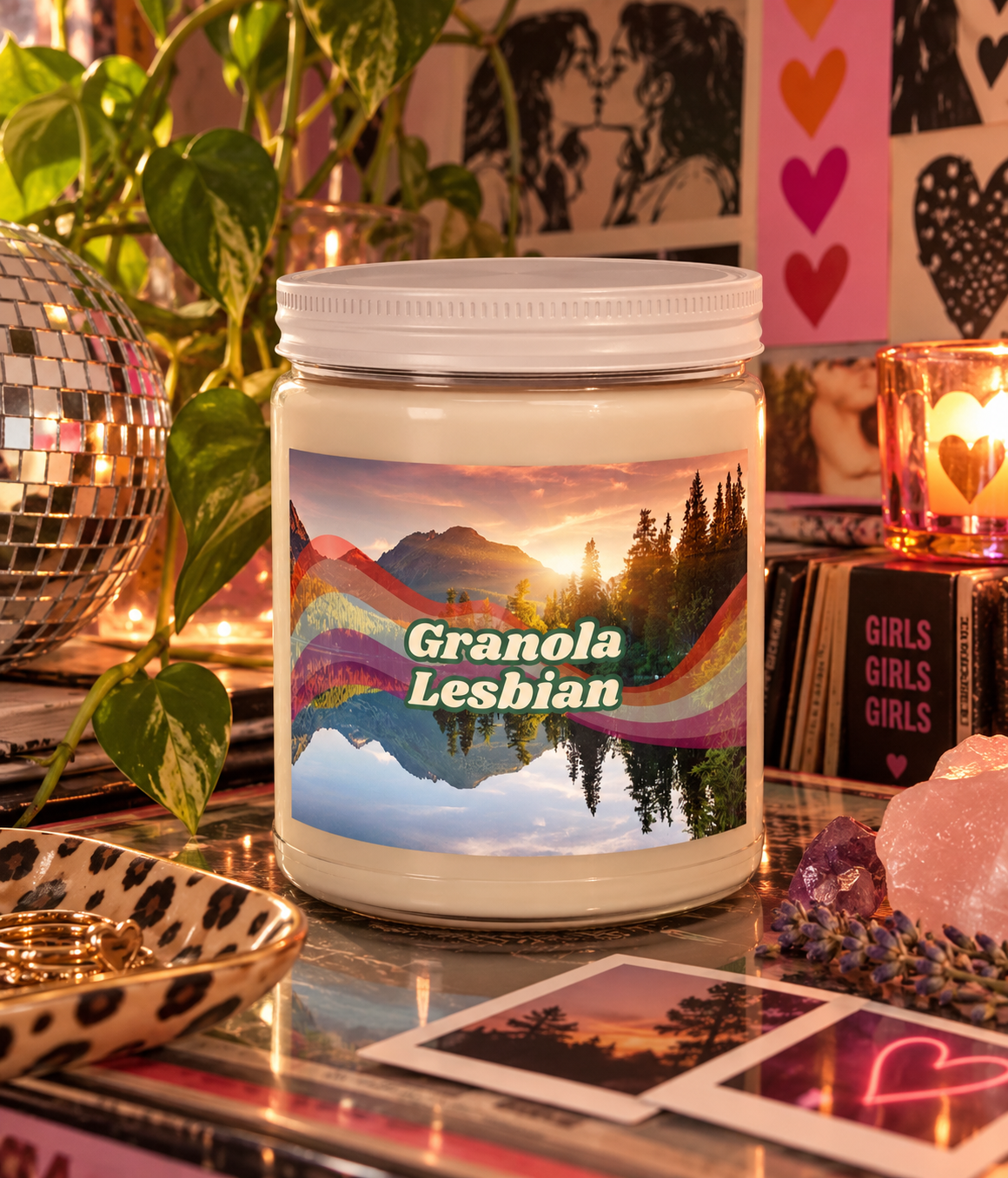 Granola Lesbian Candle
