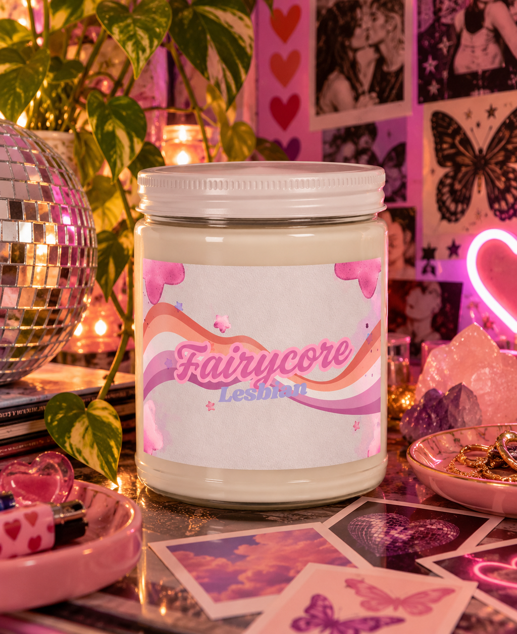 Fairycore Lesbian Candle