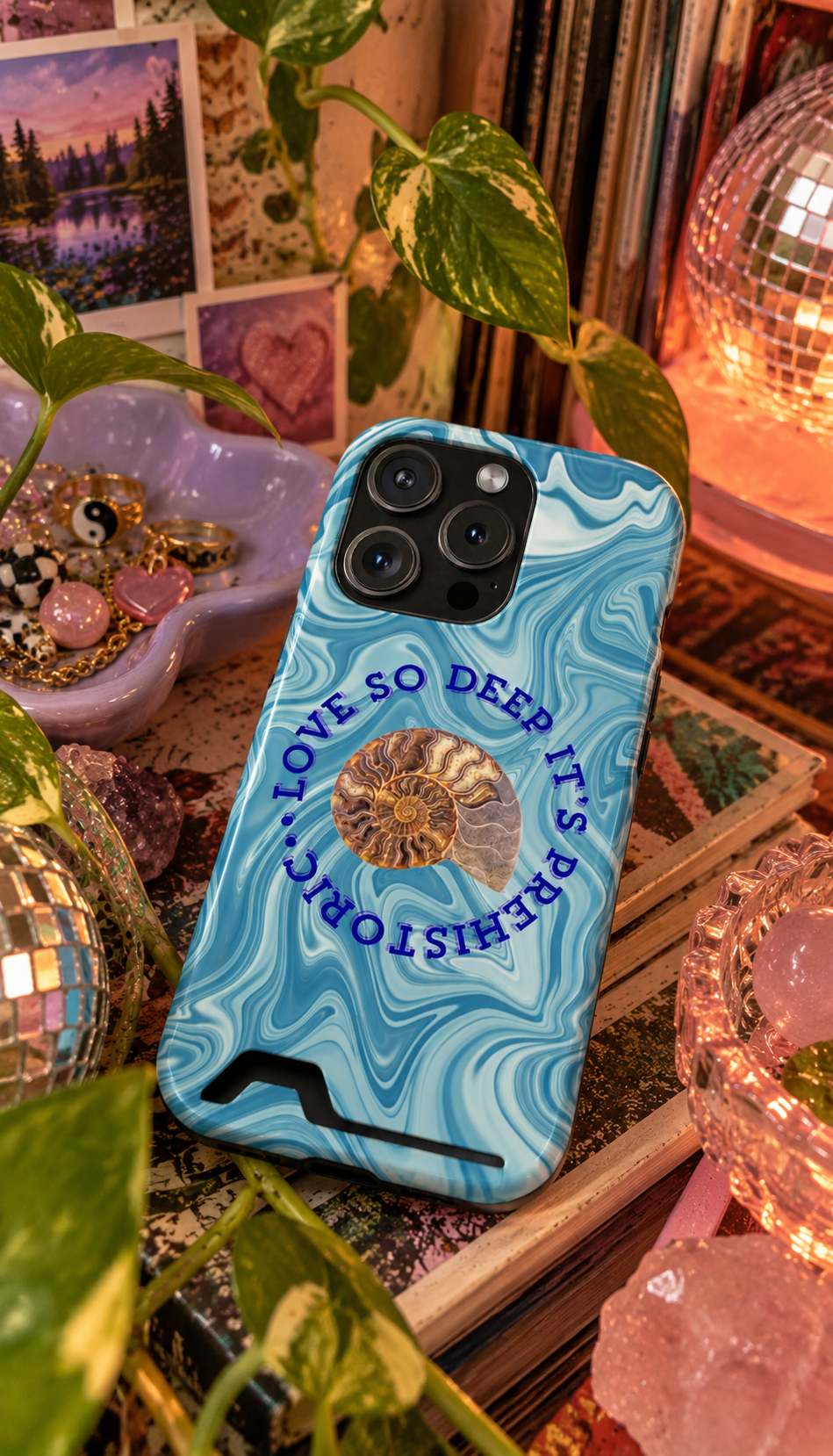 Love So Deep, It's prehistoric iPhone Case