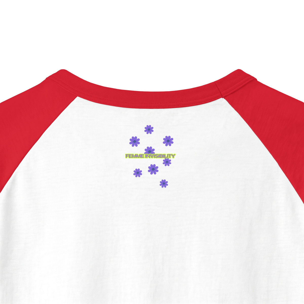 Femme Invisibility Three-Quarter Sleeve Raglan Shirt