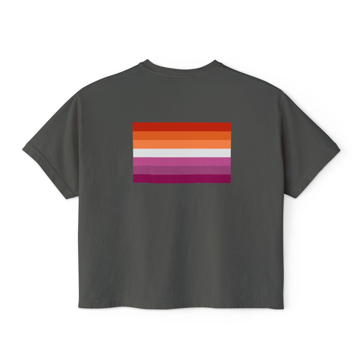 Lesbian Lore w/ flag Boxy Tee