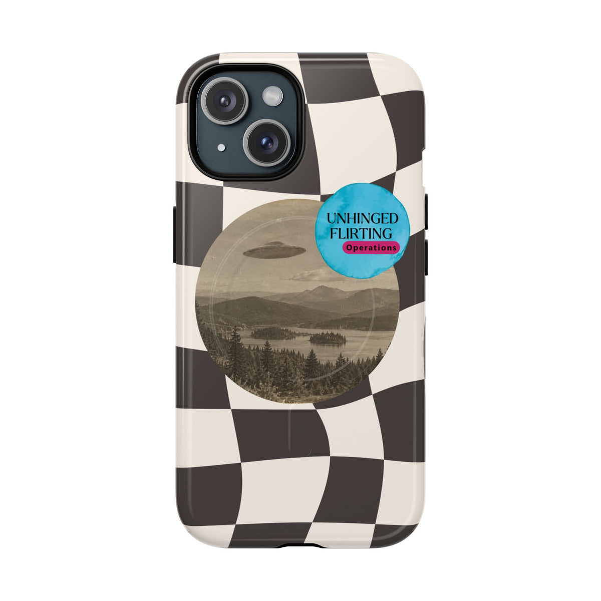 UFO Unhinged Flirting Operations iPhone case