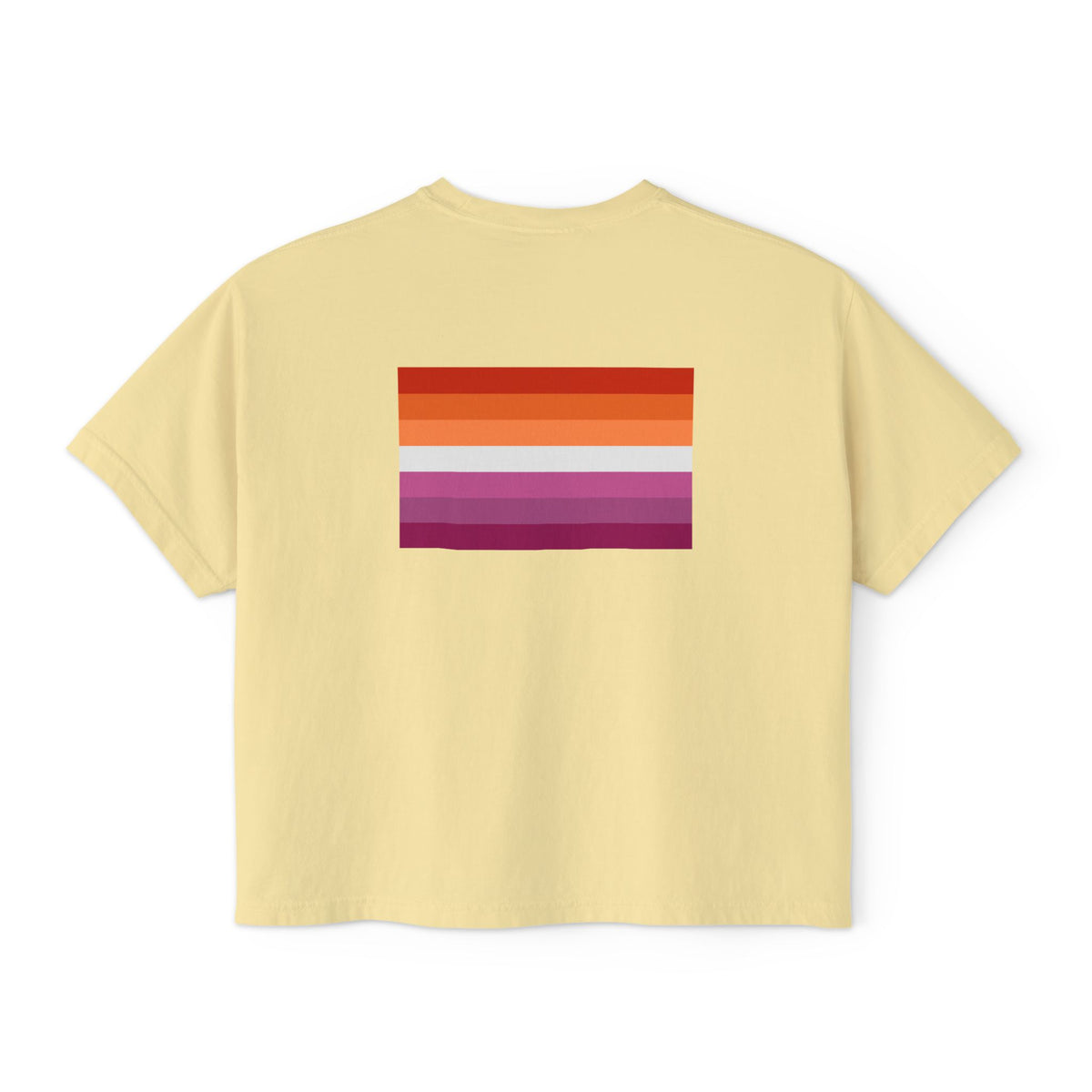 Lesbian Lore w/ flag Boxy Tee