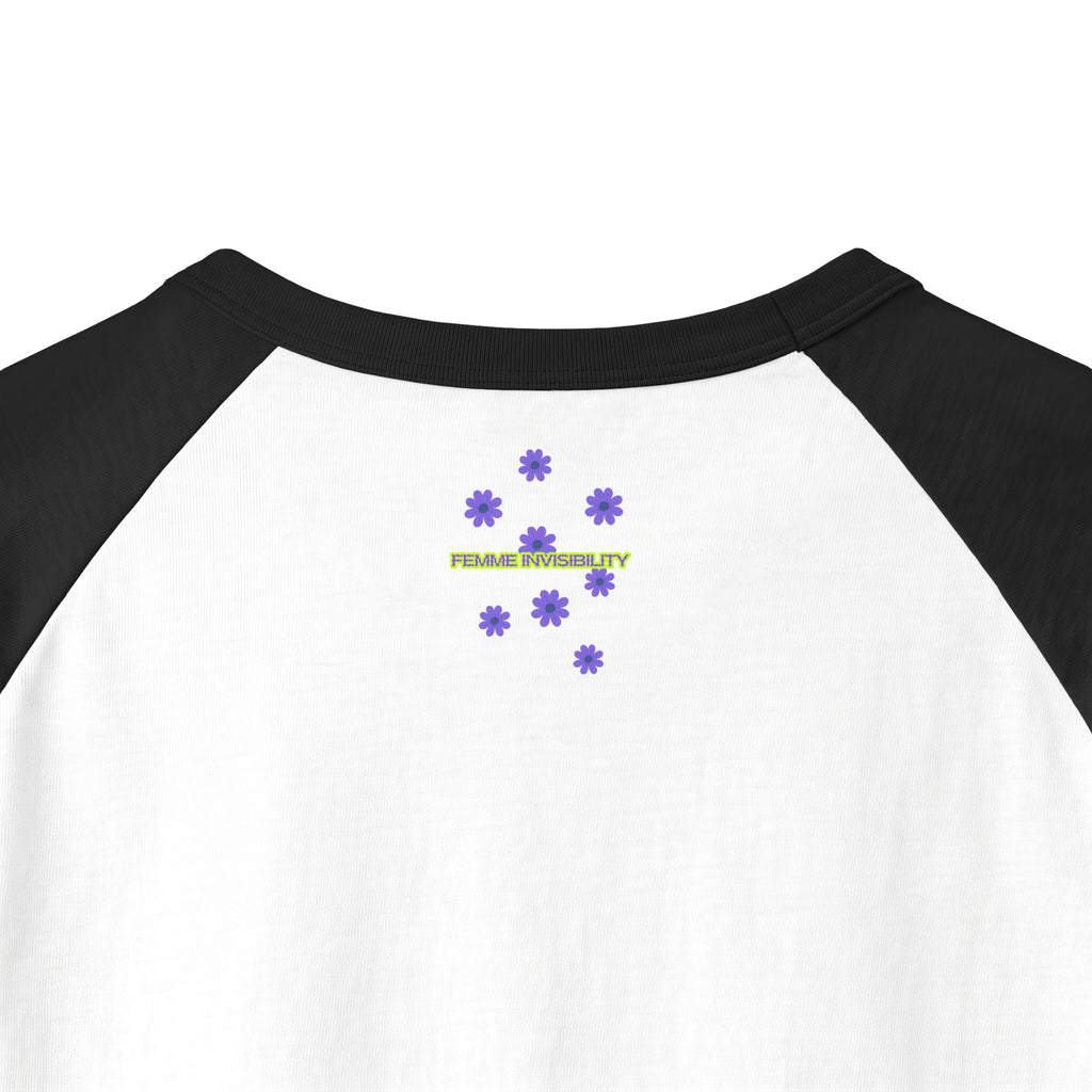 Femme Invisibility Three-Quarter Sleeve Raglan Shirt