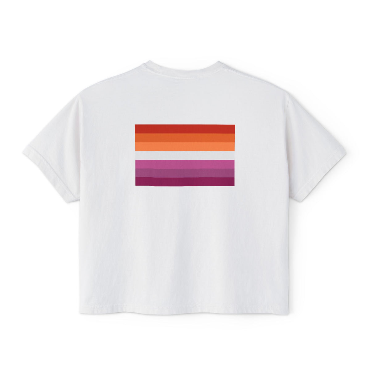 Lesbian Lore w/ flag Boxy Tee